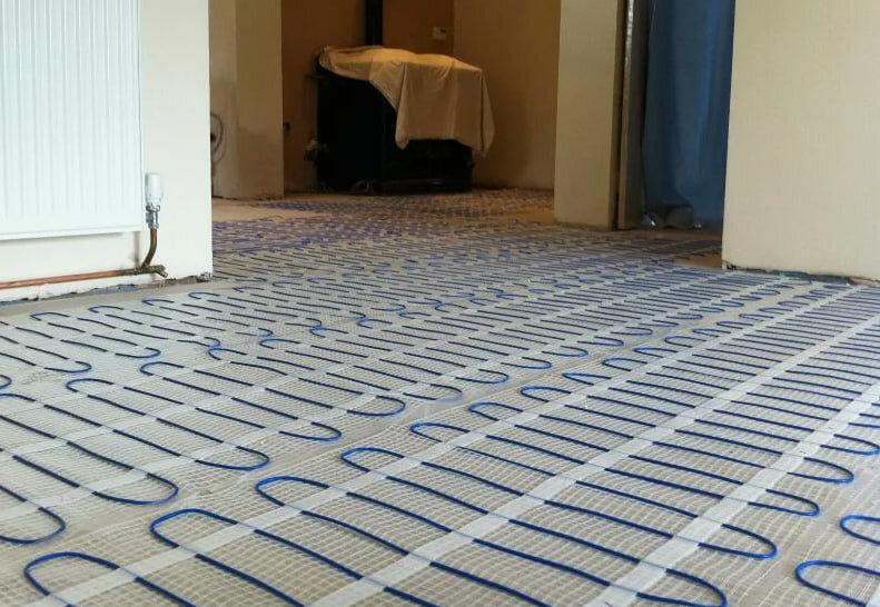теплый электрический пол, монтаж теплого пола, укладка теплого пола, electric underfloor heating, монтаж теплого пола маты