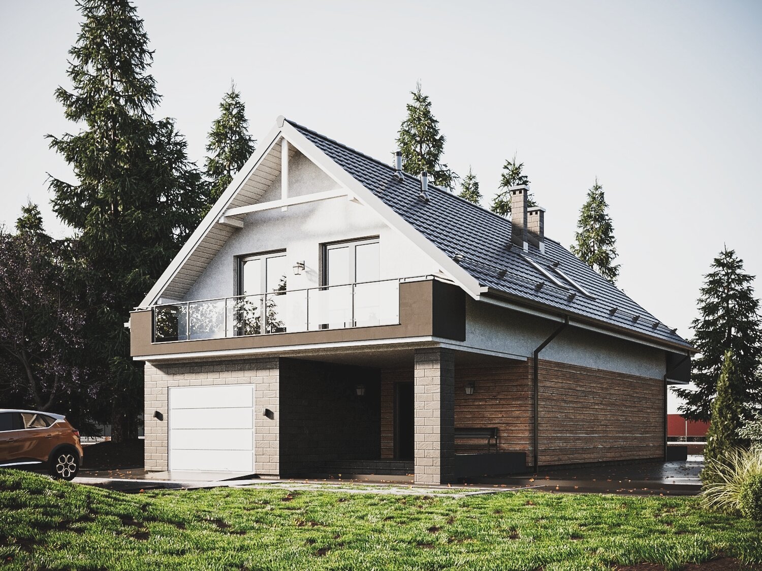 Дизайн частных домов.