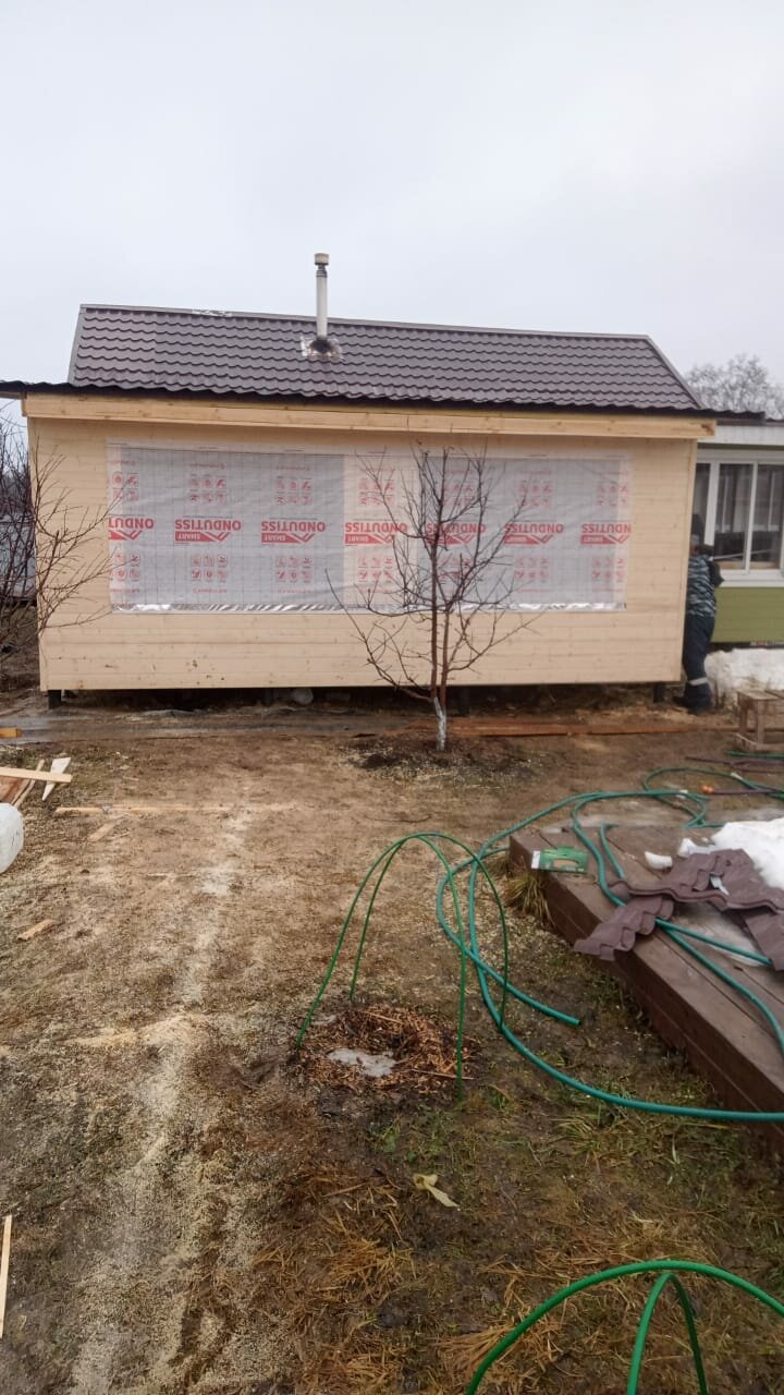 Пристройка к дому.