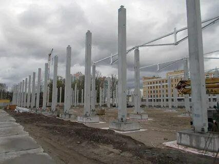 колонны для общественных зданий 400х400, колонны жби, жб колонна, колонна железобетонная, сборно монолитный каркас