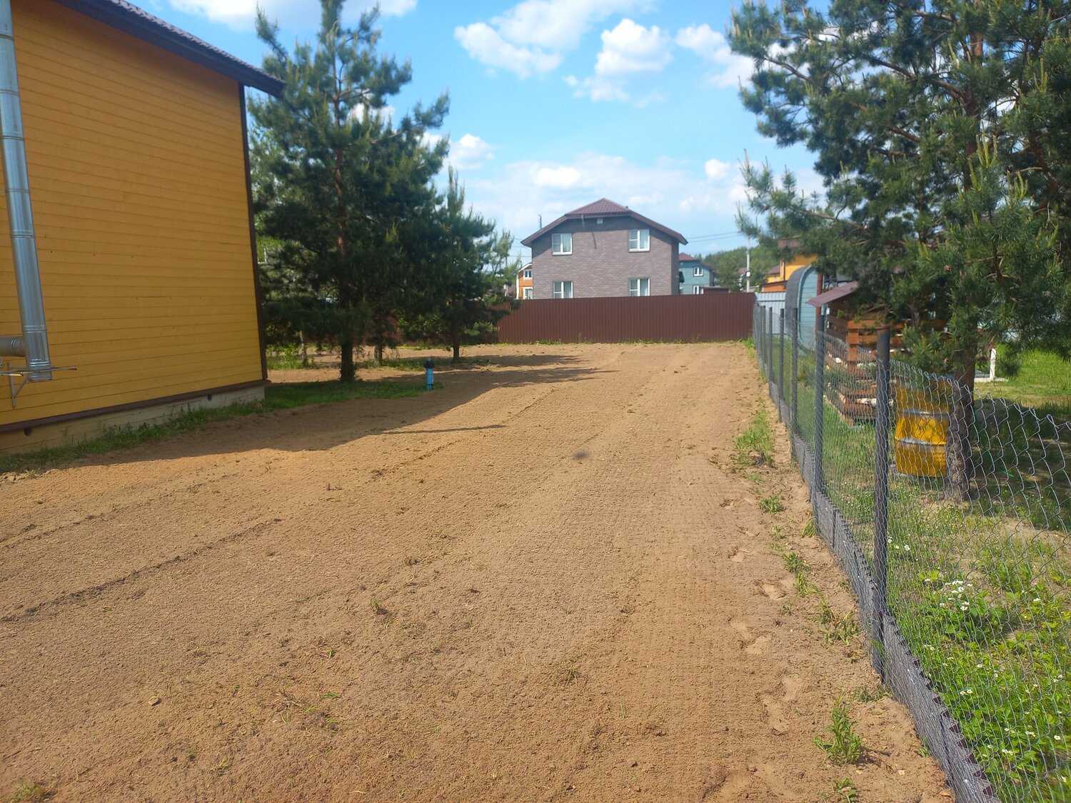 дом, выравнивание участка, здание, участка, земельного участка