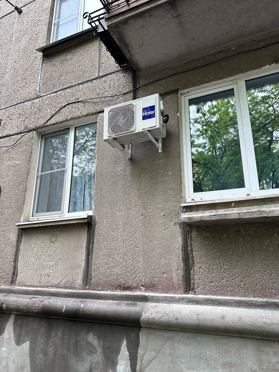 кондиционер наружный блок, установка кондиционера, кондиционер, кондиционер наружный, кондиционер внешний блок