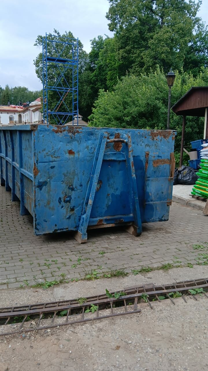 мусорный контейнер 20 м 3, мусорные контейнеры, контейнер мультилифт, контейнер для мусора, самосвальный кузов