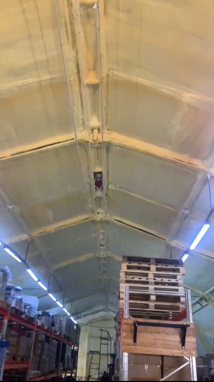 системы вентиляции, ппу утепление, складские помещения, утепление потолка, утепление крыши