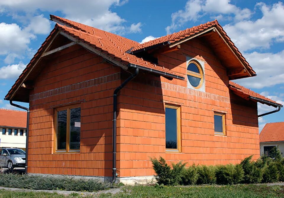 дом из теплой керамики, дом из керамоблока, дома из керамических блоков, дом, керамические блоки porotherm