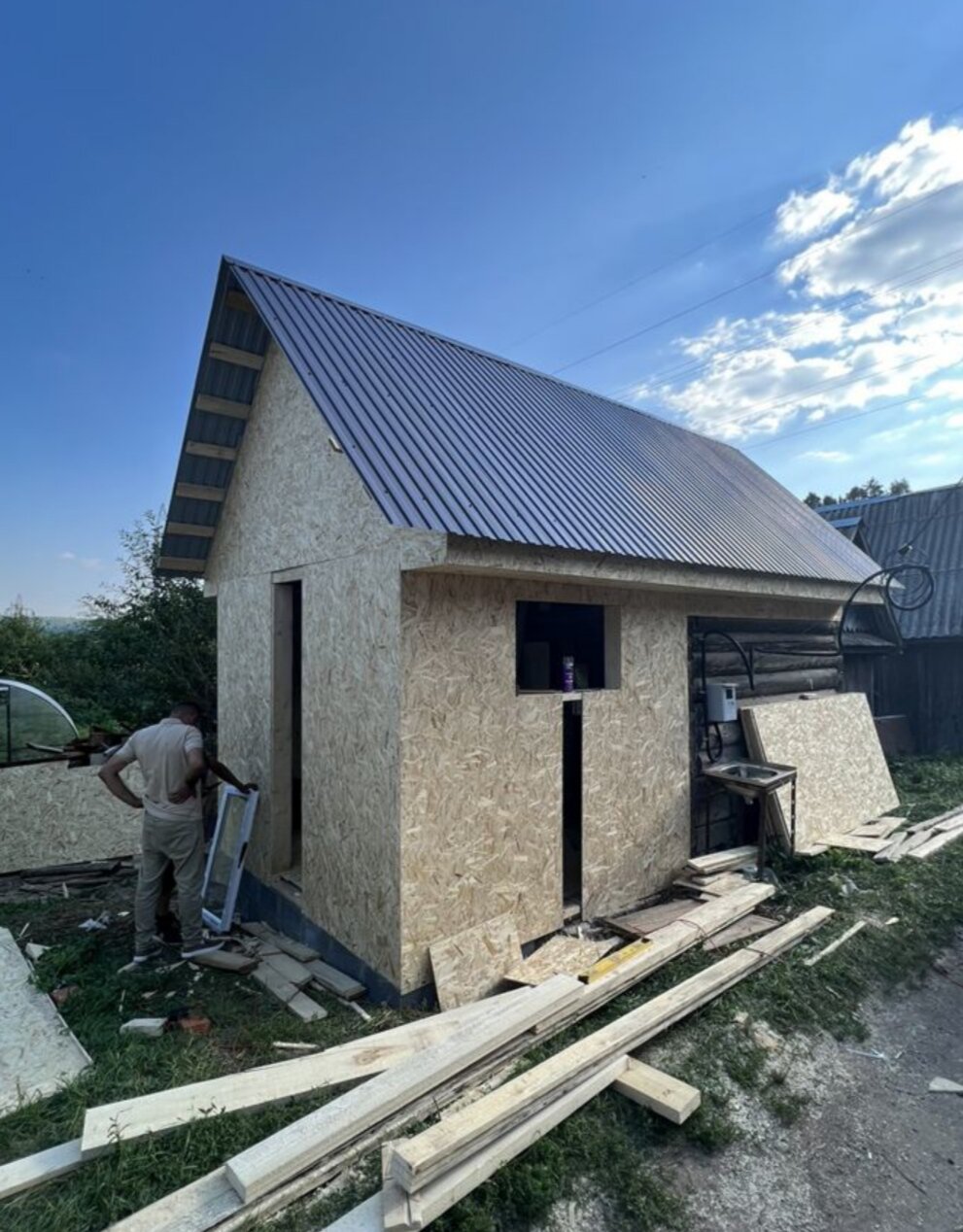 дачный домик, дачный домик из усб, дачный дом, дачный каркасный дом, каркасный дом