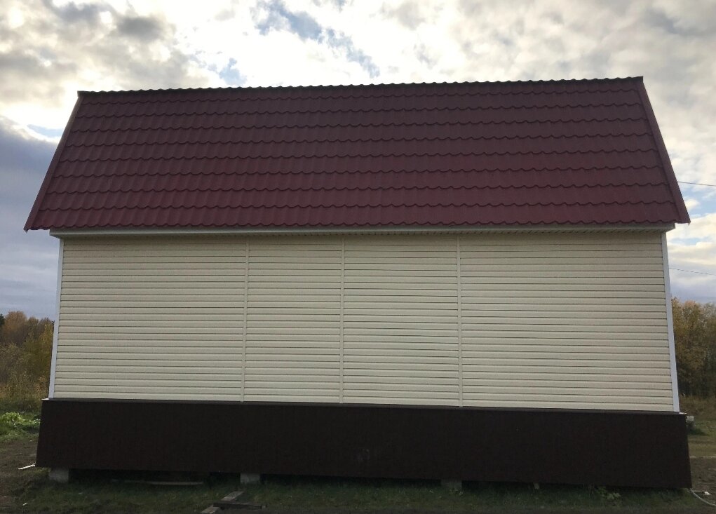 виниловый сайдинг, сайдинг, сайдинг красный, сайдинг с красной крышей, сайдинг альта профиль