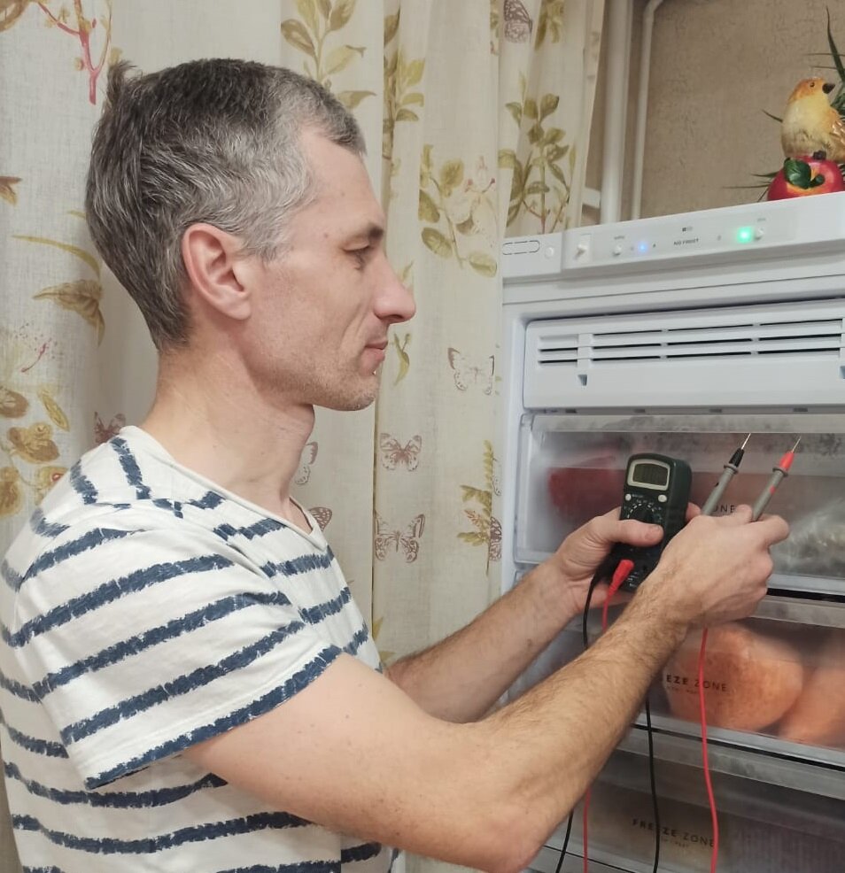 ремонт холодильников, ремонтник сплит систем, бытовая техника, мастер холодильников на дому, тестирование бытовой техники кондиционер