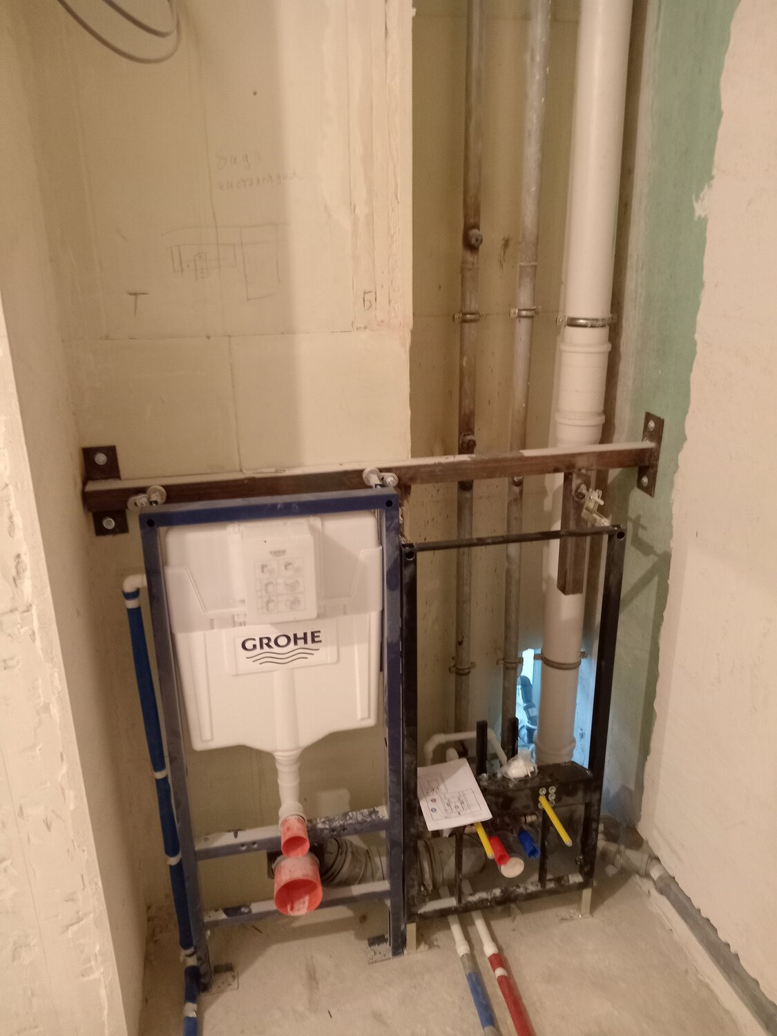 крепление унитаза к инсталляции grohe, инсталляция grohe, подводка воды к инсталляции grohe, крепление унитаза к инсталляции, инсталляция грое монтаж