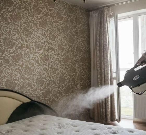 сухой туман, аппарат для химчистки, холодный туман, аппарат для химчистки штор, химчистка мягкой мебели парогенератором