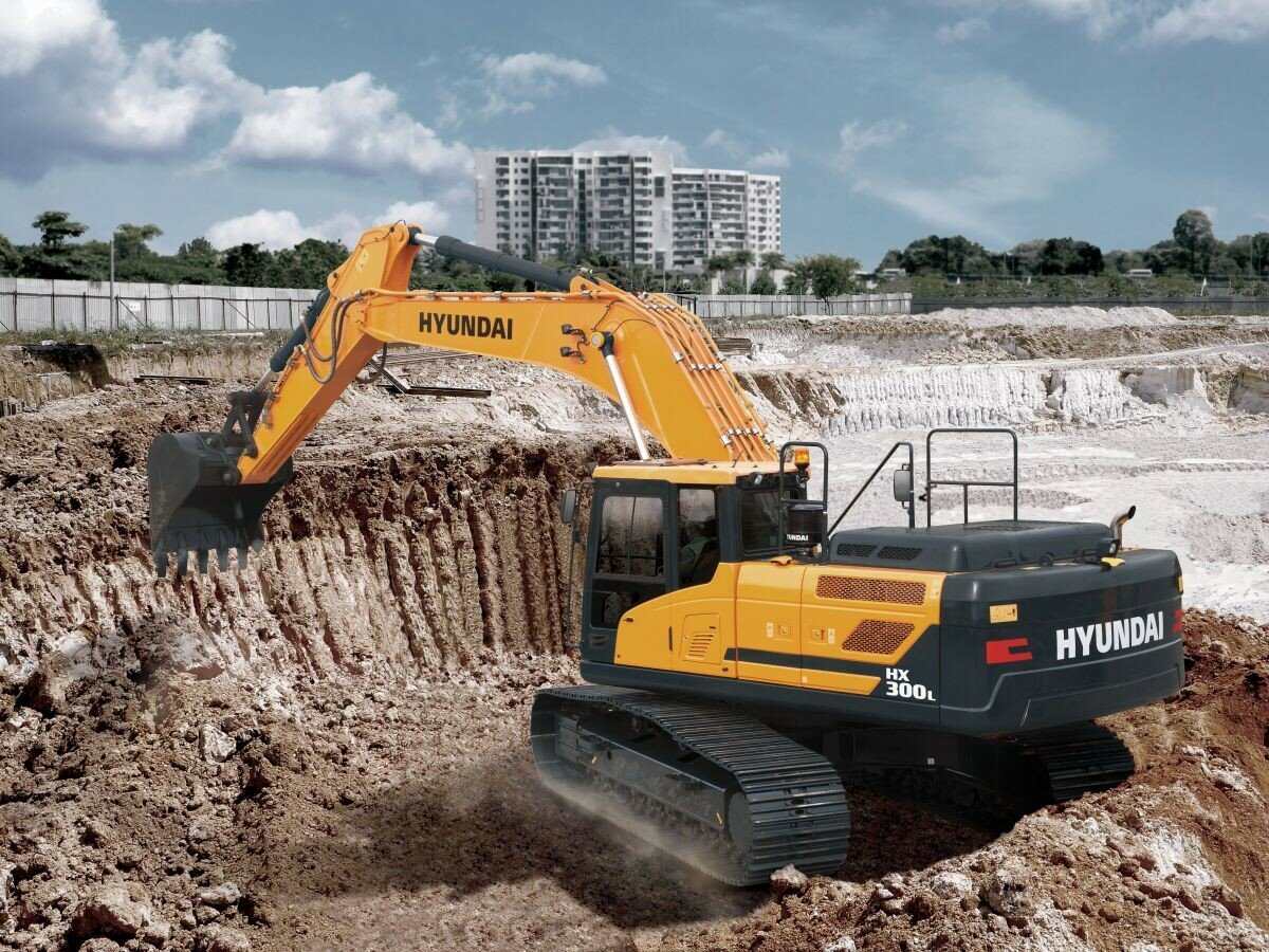 hyundai экскаватор, hyundai hx300 экскаватор, экскаватор хендай, экскаватор hyundai 180nlc-9s, спецтехника экскаватор