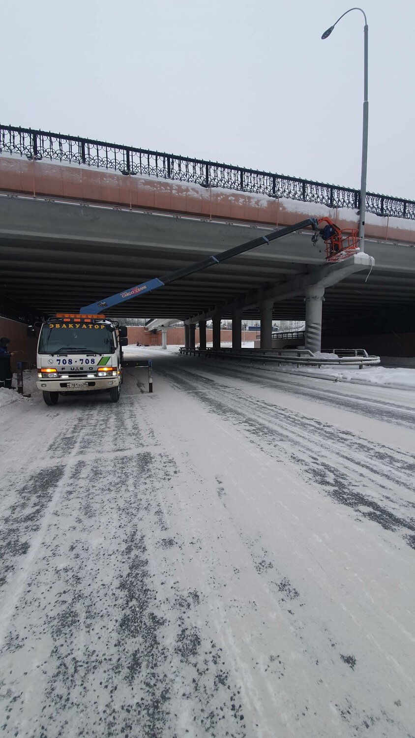 мост глупости в санкт петербурге, дорога, мост дураков на софийской, трасса, снег дорога