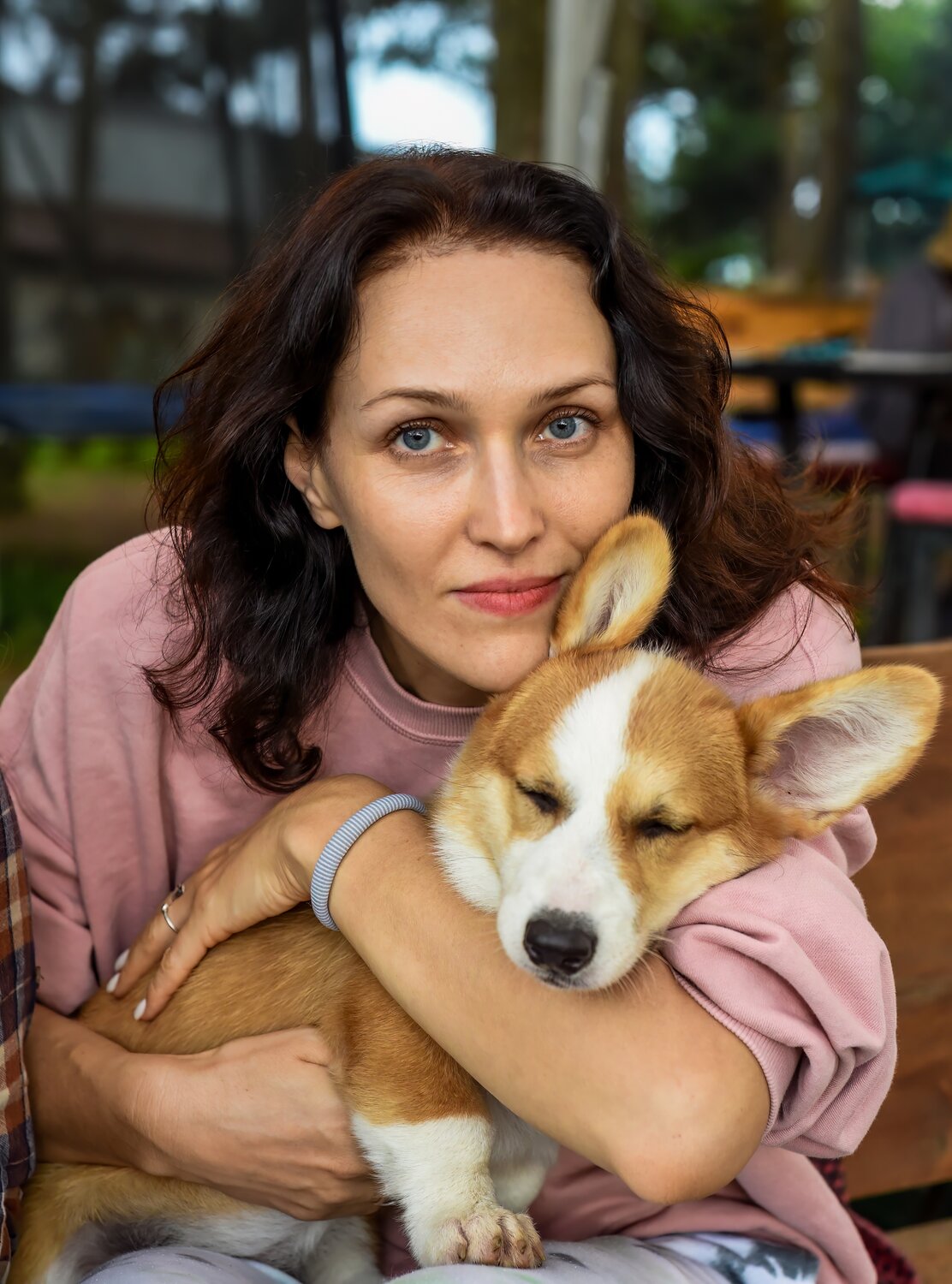 вельш корги, девушка, корги, вельш, welsh corgi