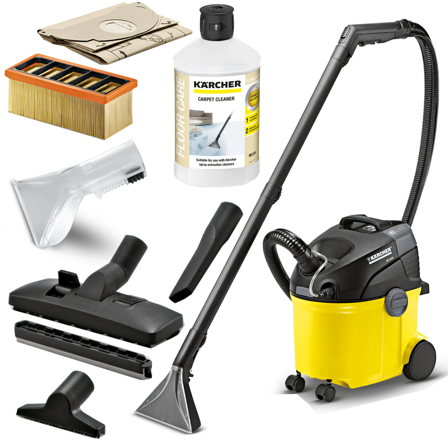 пылесос karcher, моющий пылесос karcher, karcher se 5 100, пылесос моющий karcher se5.100, пылесос karcher se 5.100