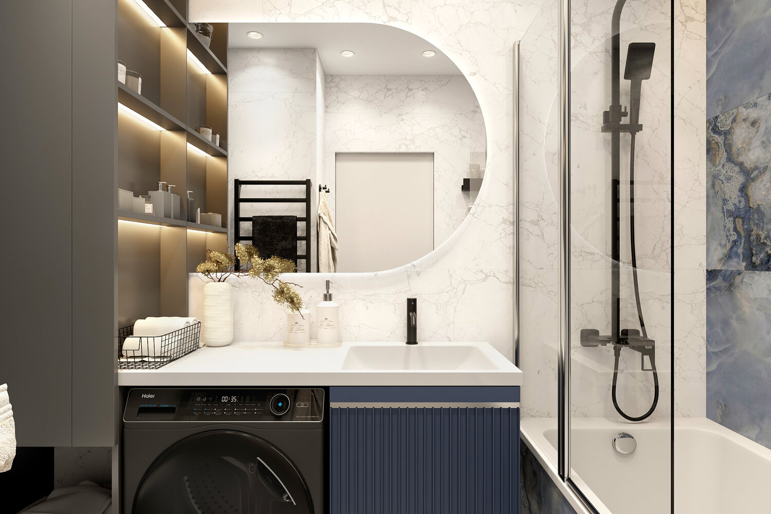 дизайн ванной комнаты современный, дизайн современной ванной, дизайн ванной комнаты, интерьер ванной в современном стиле, интерьер ванной комнаты