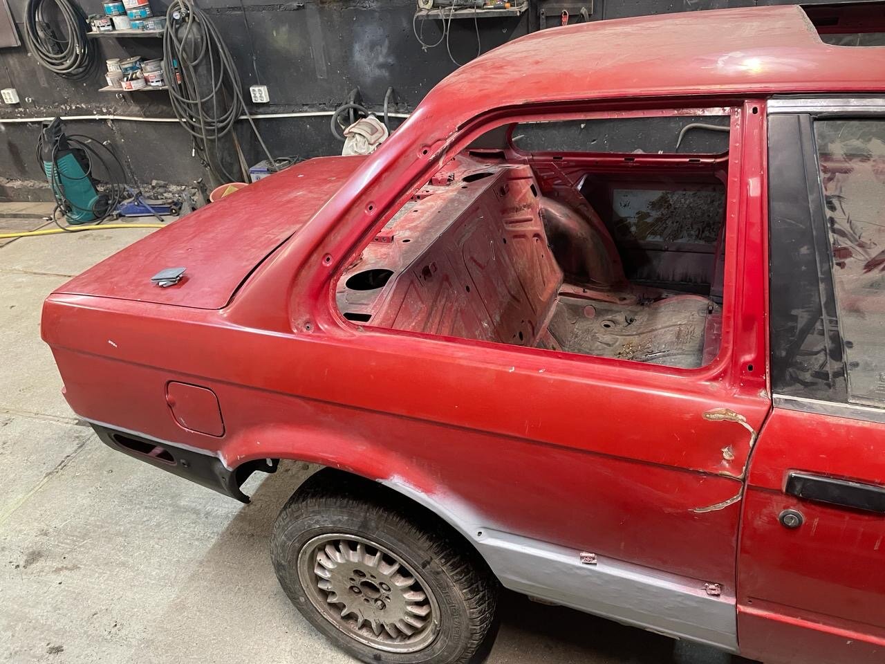bmw e30, авто, брошенный москвич 2141, опель аскона 1986, Volkswagen Jetta II