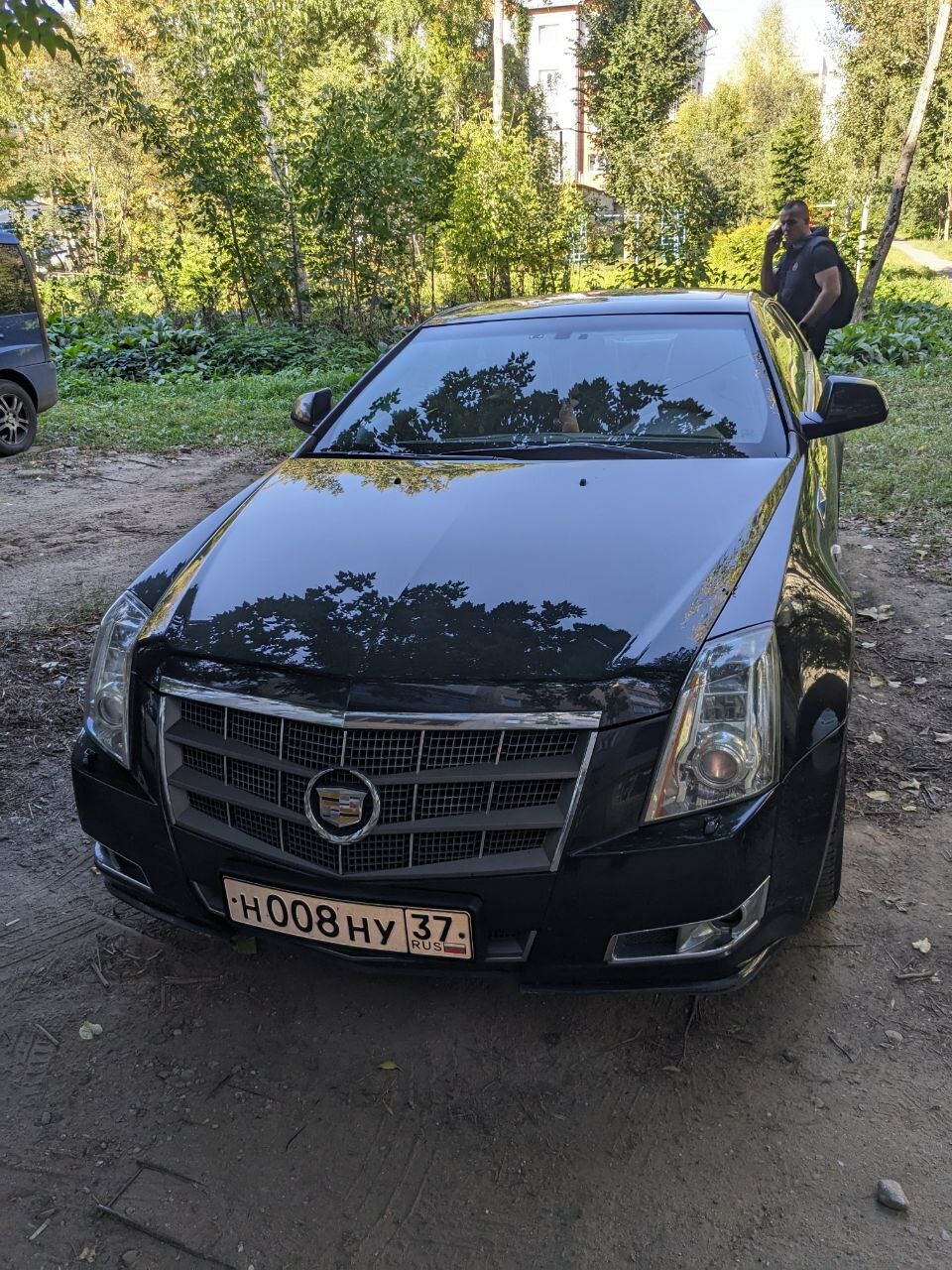 cadillac cts, cadillac, черный кадиллак, кадиллак cts 2008, Cadillac CTS II