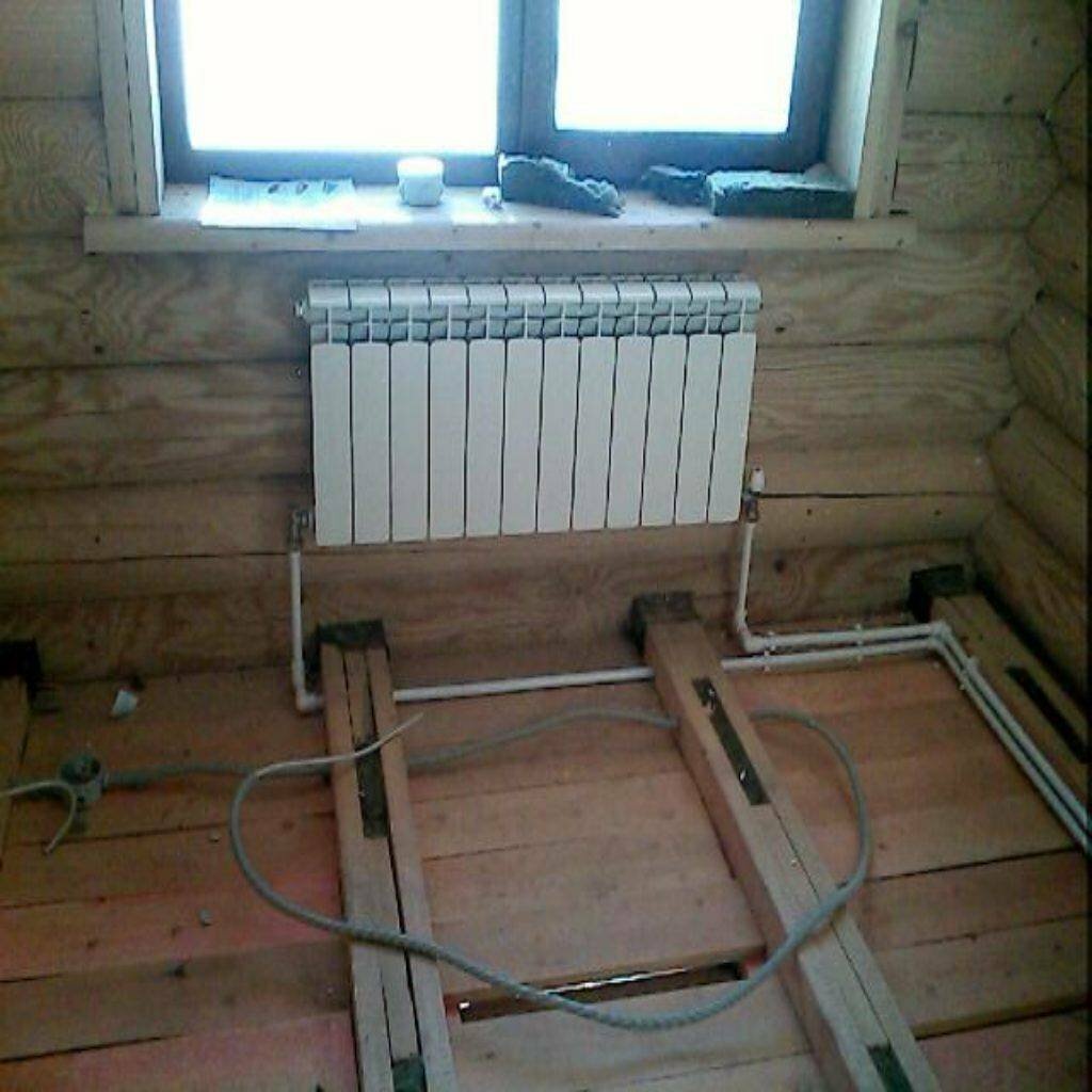 разводка труб отопления в частном доме, отопление в частном доме, монтаж радиаторов отопления в частном доме, обвязка радиатора отопления, отопление в деревянном доме