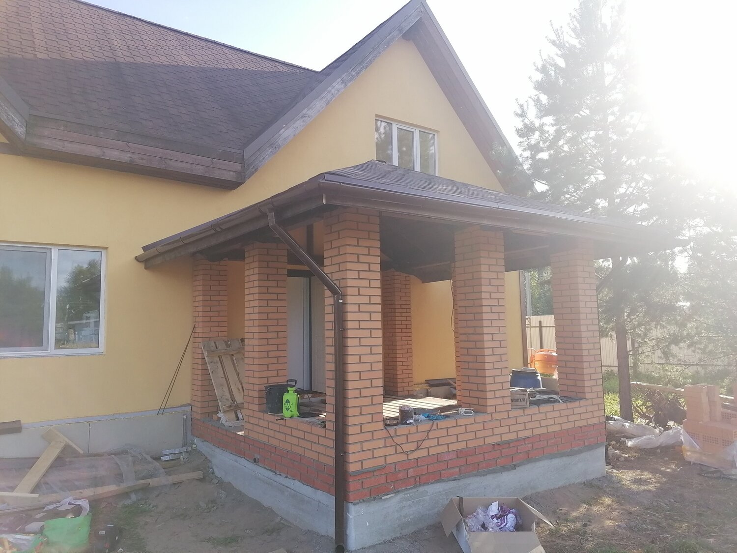 загородный дом, дом кирпичный, кирпичные дома, частный дом, дом
