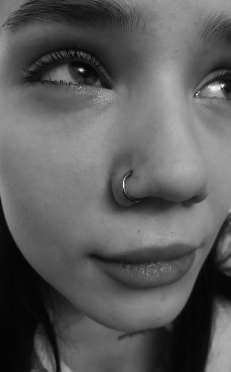 пирсинг носа, пирсинг носа кольцо, пирсинг, септум, септум пирсинг