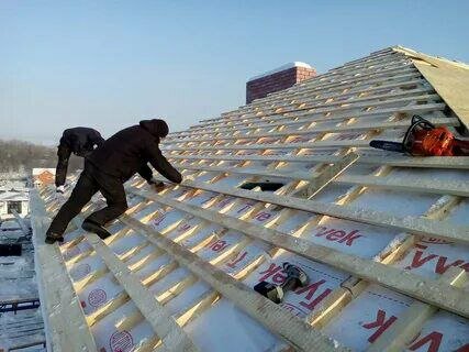 контробрешетка кровли, контробрешетка крыши, кровельные работы, фальцевая кровля контробрешетка, монтаж кровли