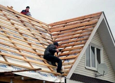 монтаж кровли, ендова стропила, строительство кровли, замена кровли, ендова на шиферной кровле