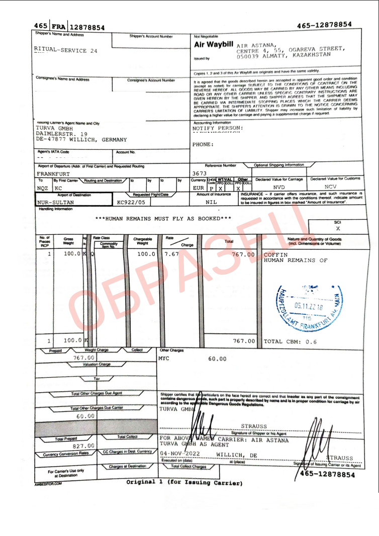 авианакладная грузовая air waybill, грузовая накладная air waybill, авианакладная, авианакладная образец, грузовая авианакладная air waybill заполненный