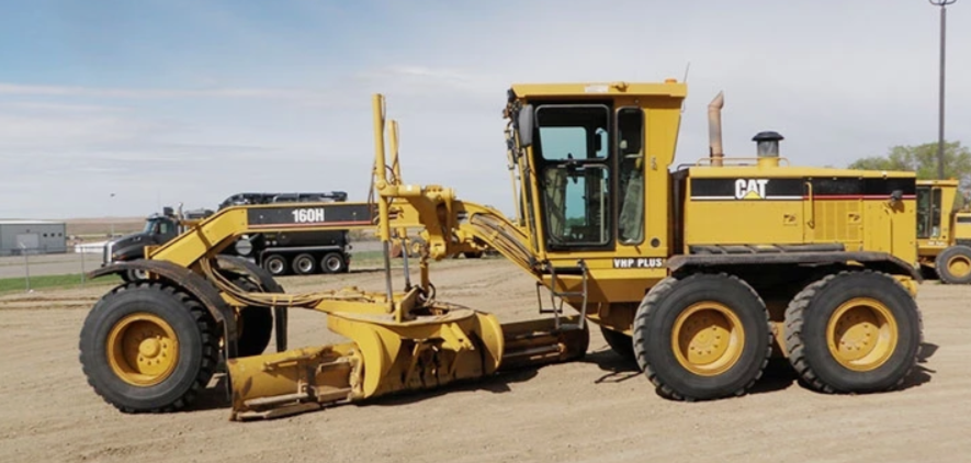 caterpillar 160h, автогрейдер, грейдер катерпиллер 14м, грейдер катерпиллер, автогрейдер caterpillar 140к