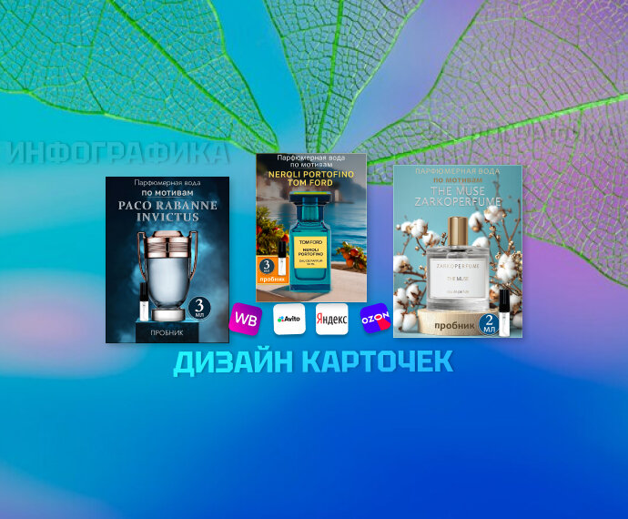 дизайн карточек товара, дизайн карточек, карточки парфюма, дизайн карточки товара для wildberries, карточки для маркетплейса
