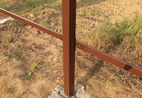 столб заборный 60х60 3м, крепление лаг забора, лаги для забора из профтрубы 20х40, столб для забора металлический, столб заборный 40х40