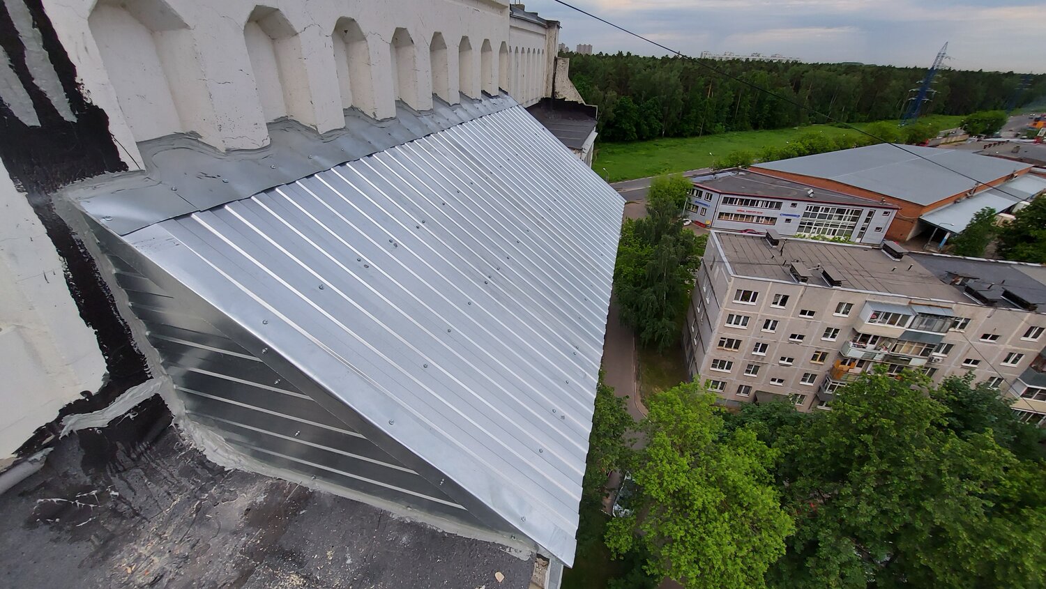 крыша, крыша профлист, крыша на дом, капитальный ремонт кровли, профлист на кровле