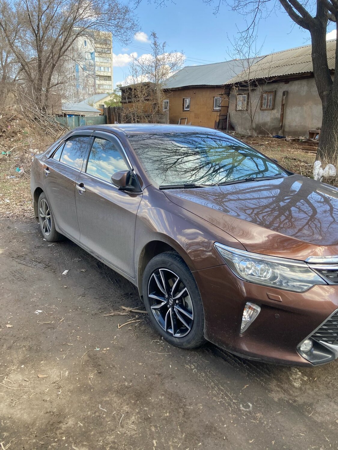 toyota camry 2017 exclusive, toyota camry vii xv 50, toyota camry 2017, тойота камри 2017 коричневый, Toyota Camry Solara II