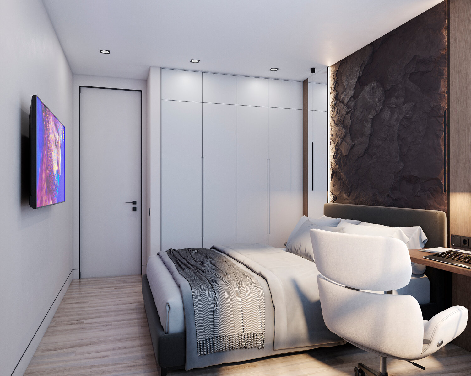 интерьер спальной, спальни дизайн, интерьер спальни в современном стиле, спальни интерьер, спальни современные дизайн