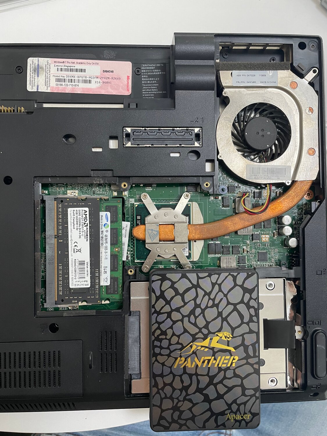 ноутбук, ноутбук msi wind u90, ноутбук асер, охлаждение ноутбука, разобранный ноутбук