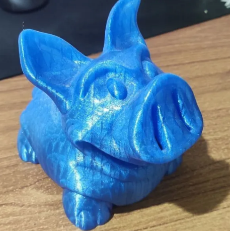 синий носорог, silc pig синий, свинья копилка 3d, фигурки носорога синий, печать свинья 3d