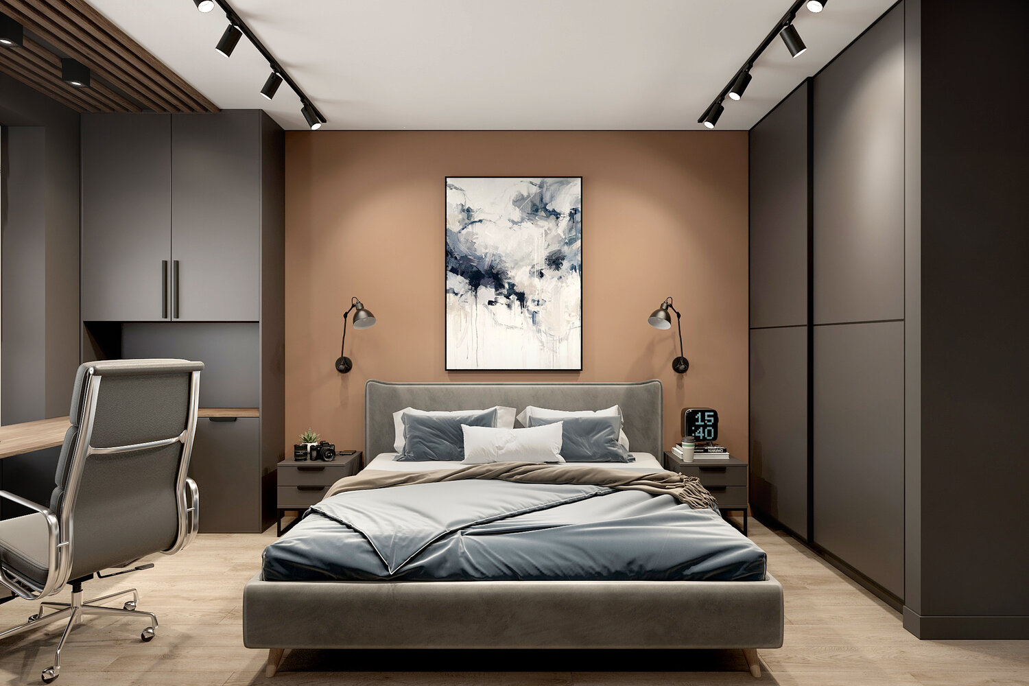 дизайн интерьера, дизайн интерьера дома, интерьеры квартир, интерьер дизайн квартиры, дизайн спальни в стиле минимализм