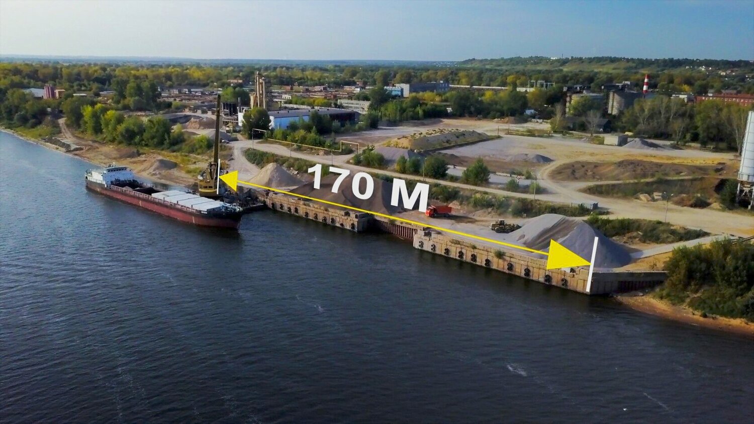 новый мост, морской порт калининград, речная баржа сухогруз, судно корабля, буксир толкач