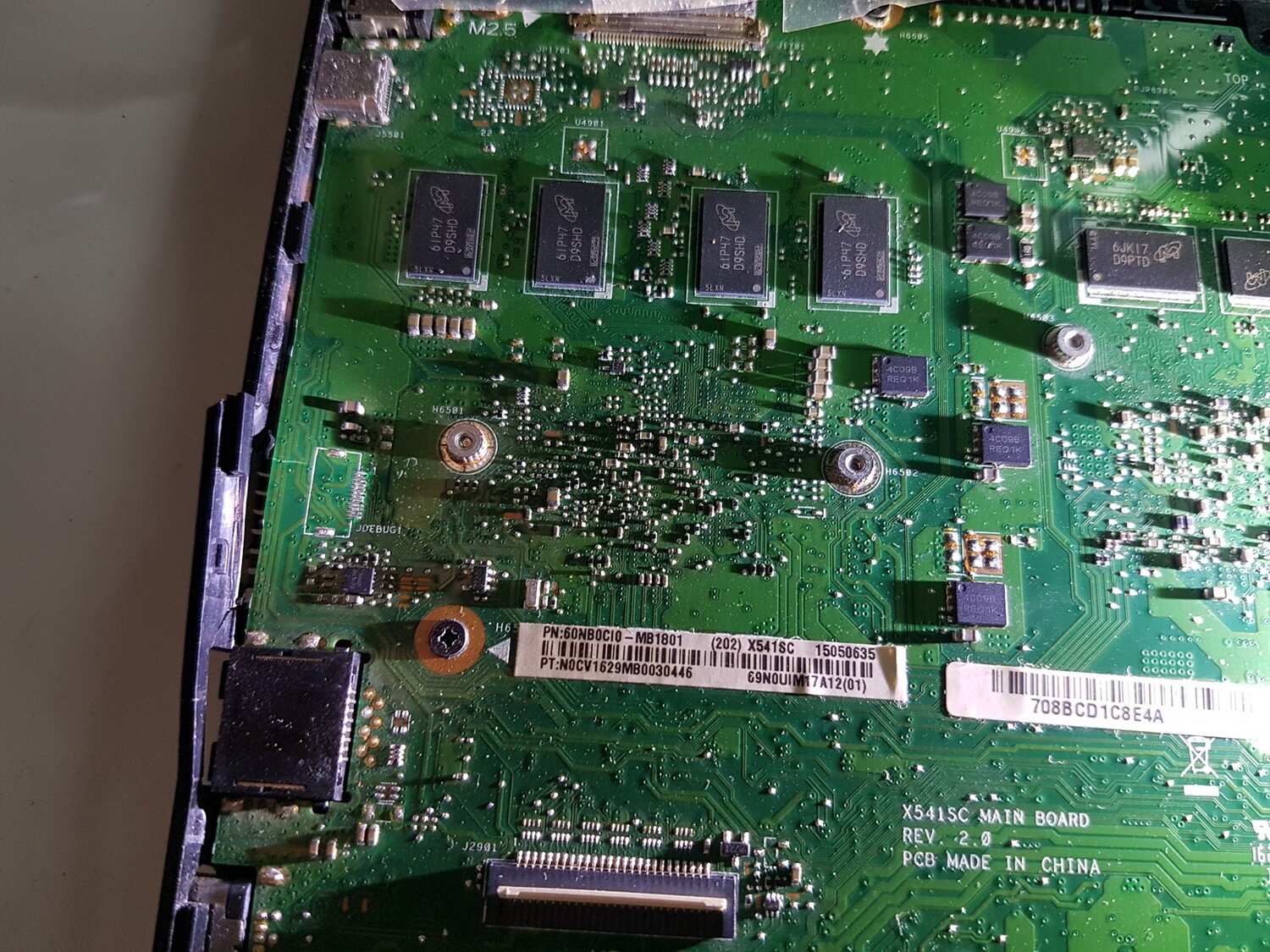 материнская плата для ноутбука, плата ноутбука, материнская плата asus, asus f553ma материнская плата, электроника
