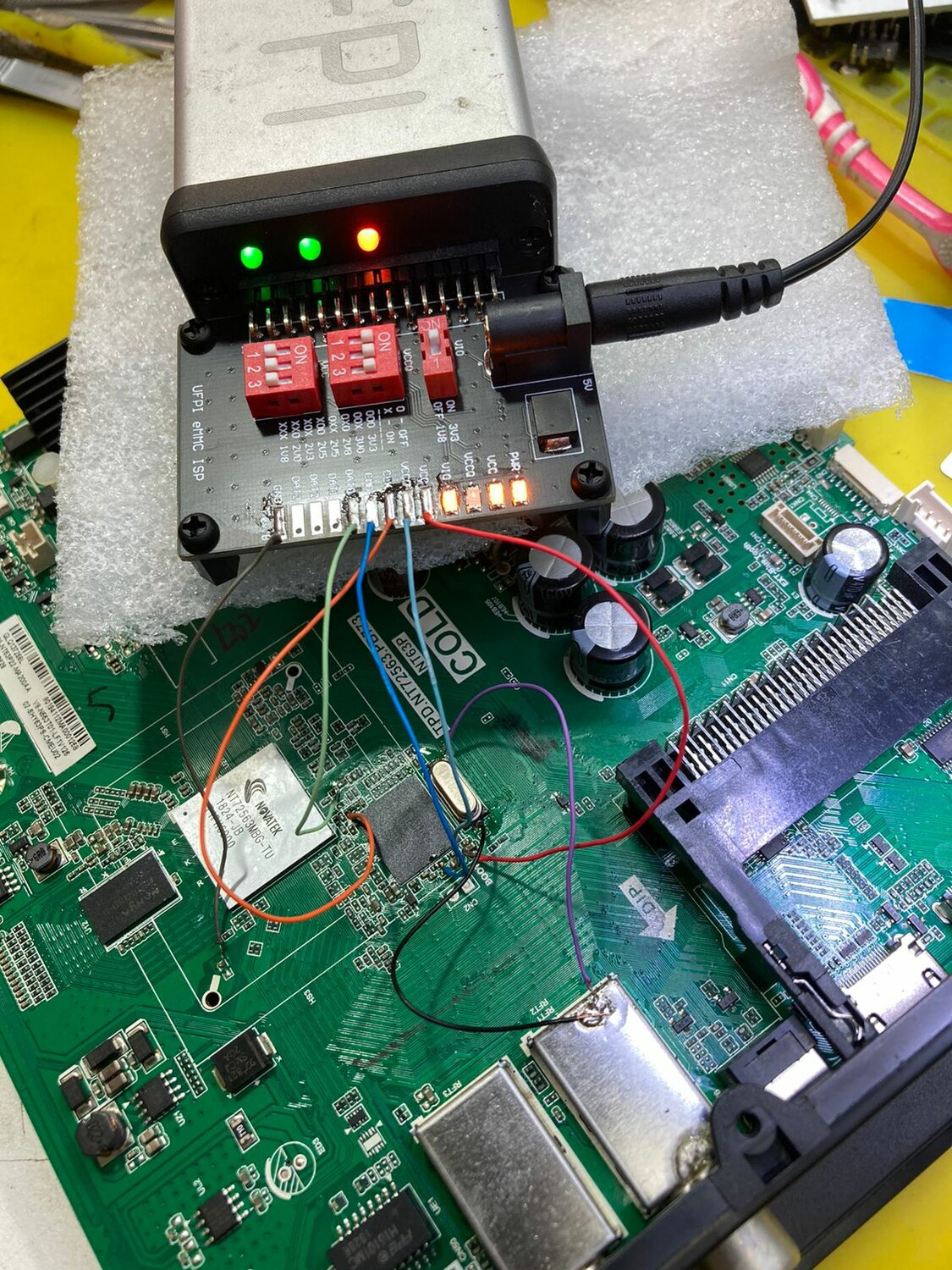 ремонт, электроника, паял, контроллер, плата xbox 360 slim freeboot