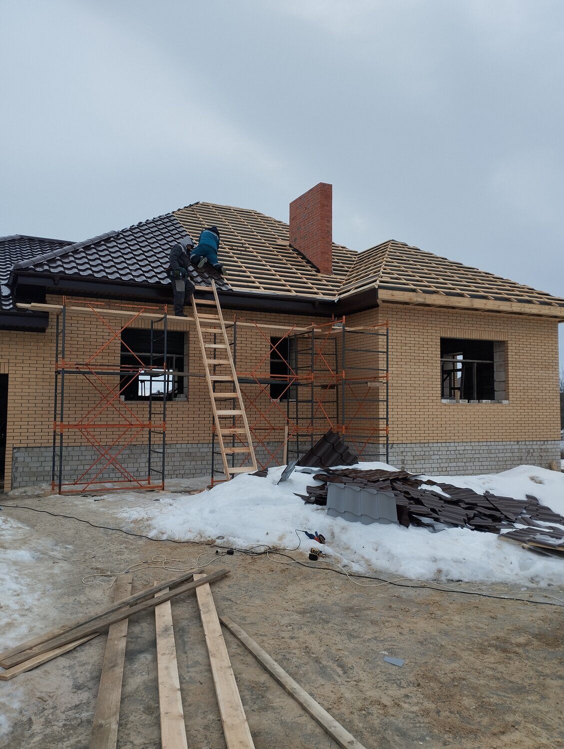 загородный дом, дом, строительство домов, одноэтажный дом, дом дача