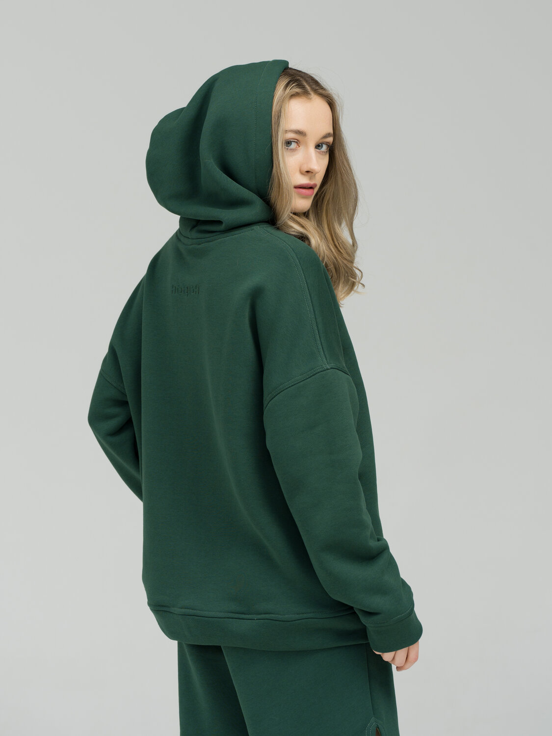 одежда, костюм из футера женский зеленый, одежда для женщин, одежда женская, monochrome худи зеленый