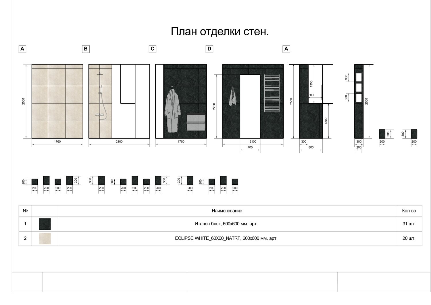 развертка по стенам, развертка стен, развёртки стен в дизайн проекте, развертка стен квартиры, развертка внутренних стен чертеж