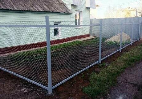 забор из сетки рабицы, рабица забор, забор из сетки рабица, сетка рабица для забора, ограждение из сетки рабицы