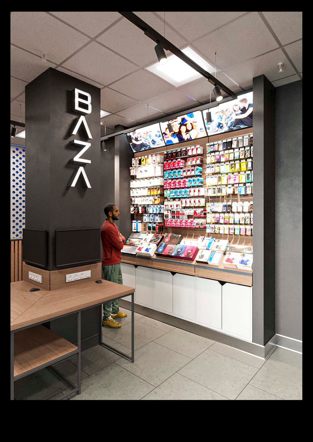 Дизайн интерьера магазина