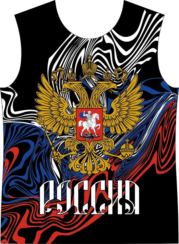 россия футболка, футболка с гербом россии, майка россия, футболка с гербом, футболка россия с гербом цветная