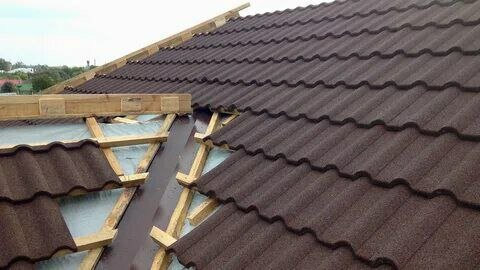 ендова металлочерепица, монтаж металлочерепица, композитная металлочерепица, композитная черепица, металлочерепица кровля