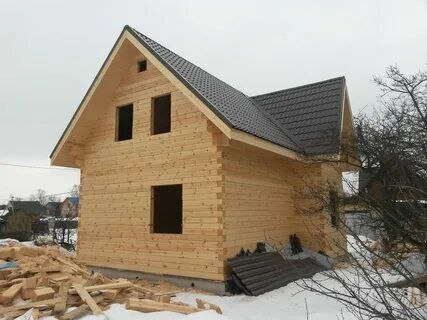 дом из брус, строительство дома из бруса, дом из бруса 150х150, дом из бруса под усадку, дом-баня из бруса 6х8