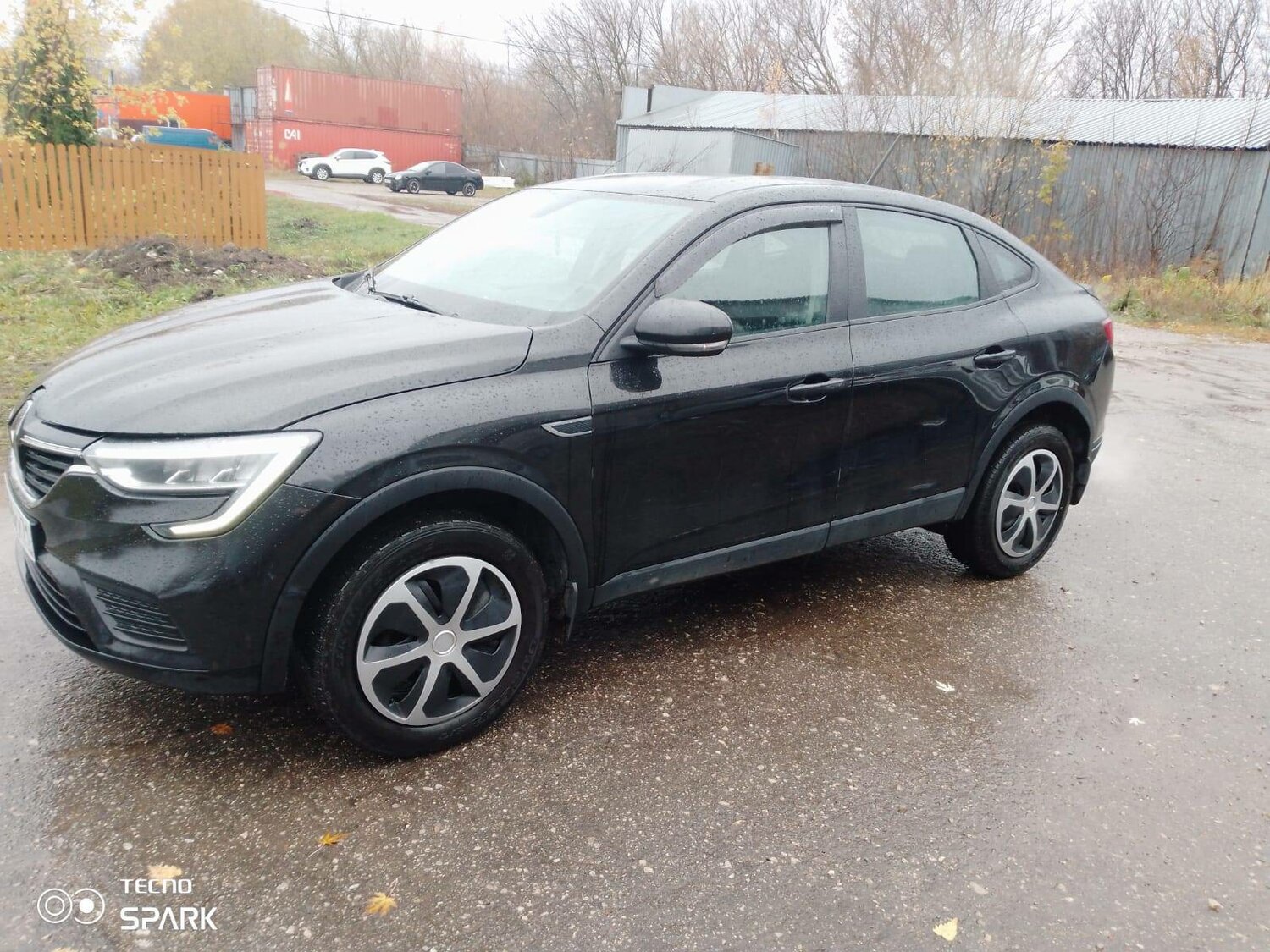 renault arkana 2019, рено аркана черная, рено аркана 2019, renault arkana, Hyundai Santa Fe III