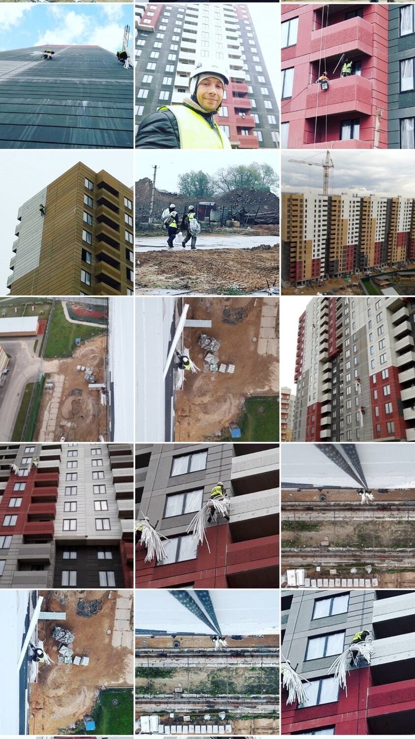 фасадные работы, реновация домов, жилой комплекс, жилье, швы панельных домов