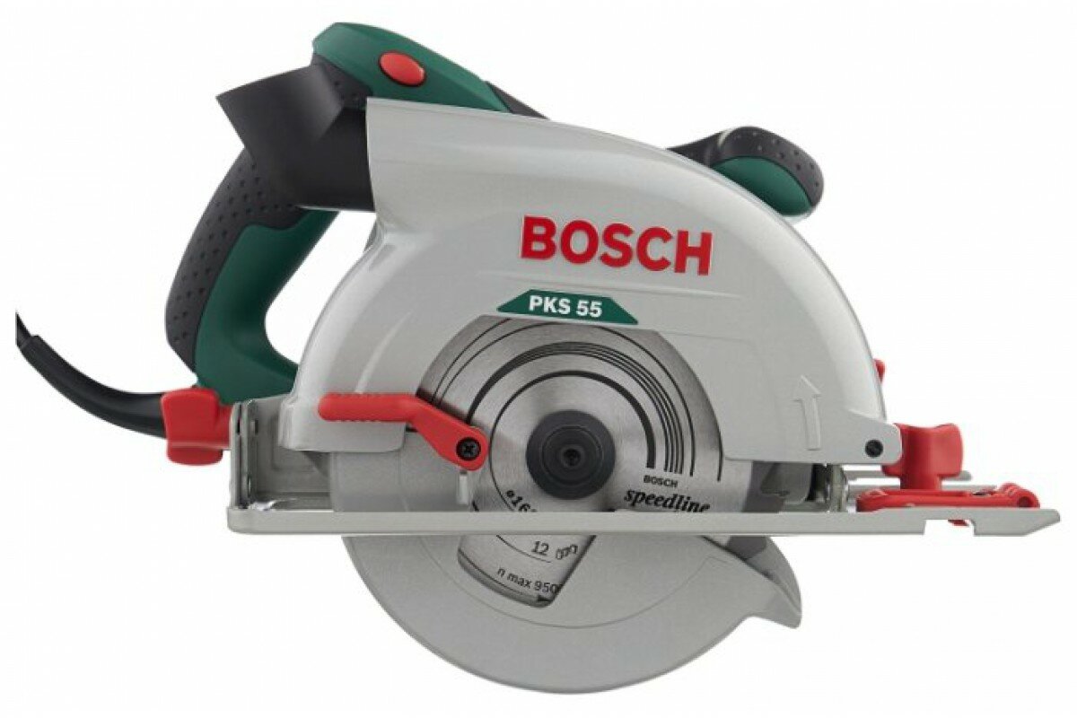 bosch pks 55, пила bosch, пила дисковая bosch pks 55, циркулярка бош pks 55, пила bosch pks 55 (0603500020)